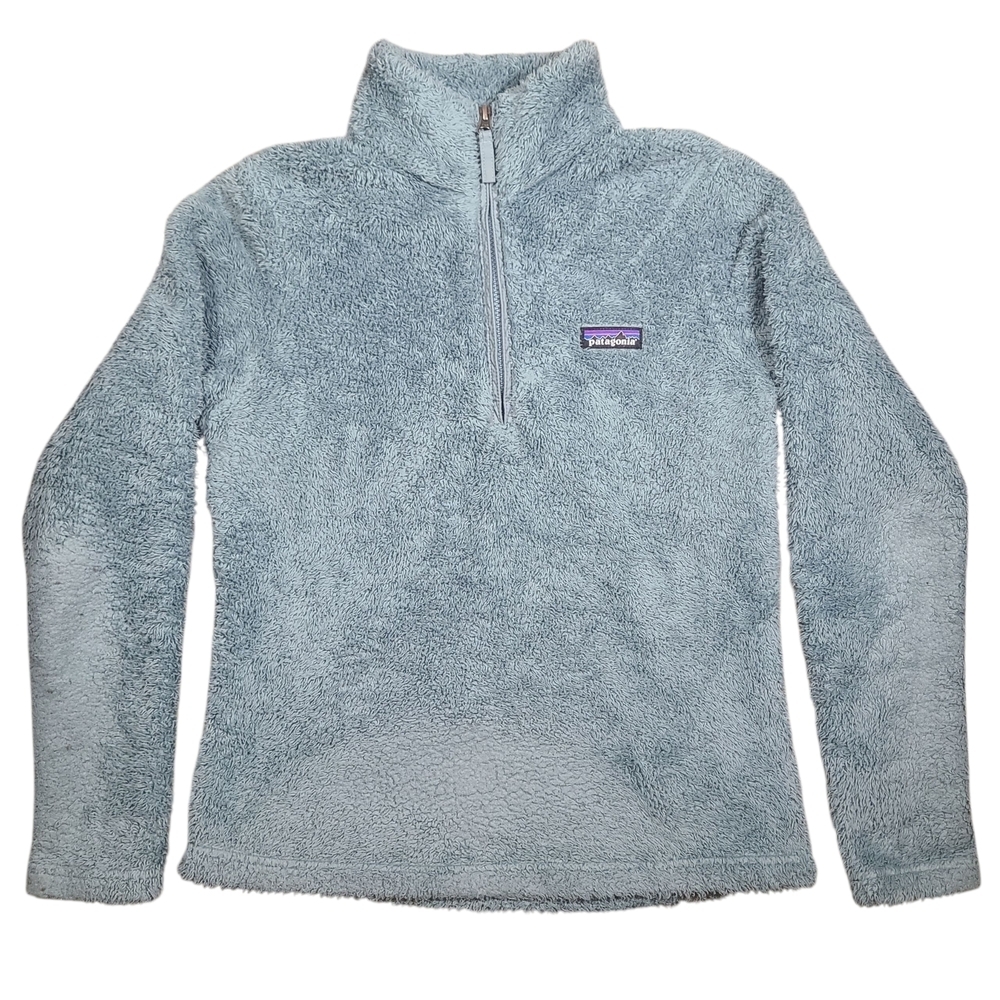 Patagonia Los Gatos 1/4 Zip Fleece Pullover Dusty Light Blue Women’s Small
